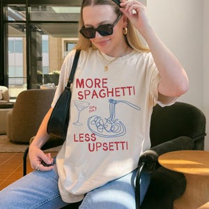 Spaghetti Shirt, Funny Food Shirt, Foodie T Shirt, Pasta Lover Club Tee, Italian Shirt, Pasta Print Shirt, Noodles Shirt Old Money Aesthetic