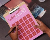 Ladies Night Games, Girls Night Bingo, Printable Party Games, Human Bingo, Mingle Bingo, Find the Guest Bingo, Bar Crawl, Girls Night Out