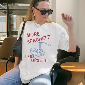 Spaghetti Shirt, Funny Food Shirt, Foodie T Shirt, Pasta Lover Club Tee, Italian Shirt, Pasta Print Shirt, Noodles Shirt Old Money Aesthetic