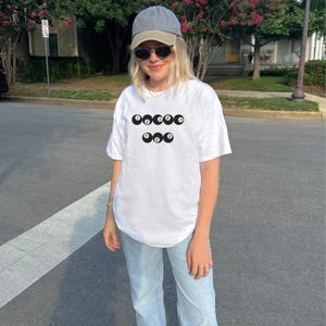 Lucky You Shirt, Downtown Girl TShirt, Vintage 8 Ball Tee, Billiards Shirt, Lucky Shirt, Trendy Shirt, Y2k Aesthetic Shirt, Gift For Her