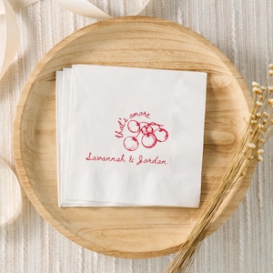 Thats Amore Bridal Shower Napkins, Amore Bachelorette Decor, Italian Themed Bridal Shower Whimsical, Engagement Party Personalized Napkins