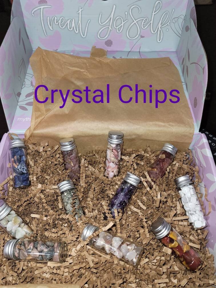 Crystal chips Etsy