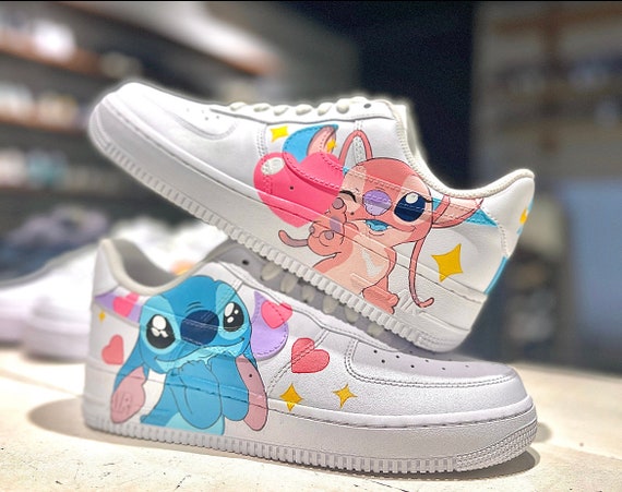 Nike Air Force 1 Stitch for Women, Disney Hand-painted Sneaker, Cartoon  Personalise Shoes Customisation Gift -  Finland