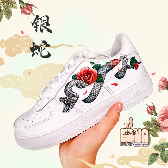 Custom Air Force 1 Custom Hand Painted Tattoo