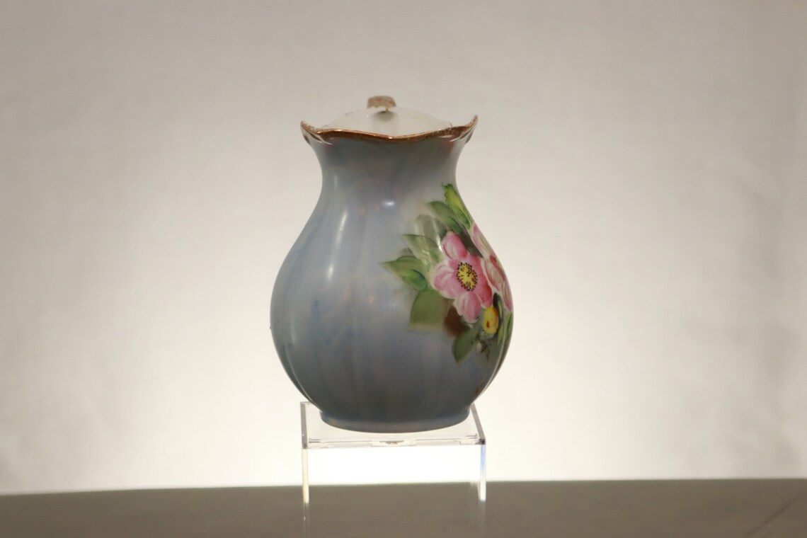 Ardco Dallas Hand Painted Ceramic Vase Etsy