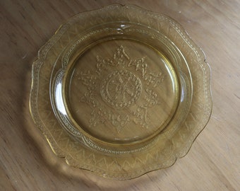 Federal Glass Patrician Spoke Plate/Platter