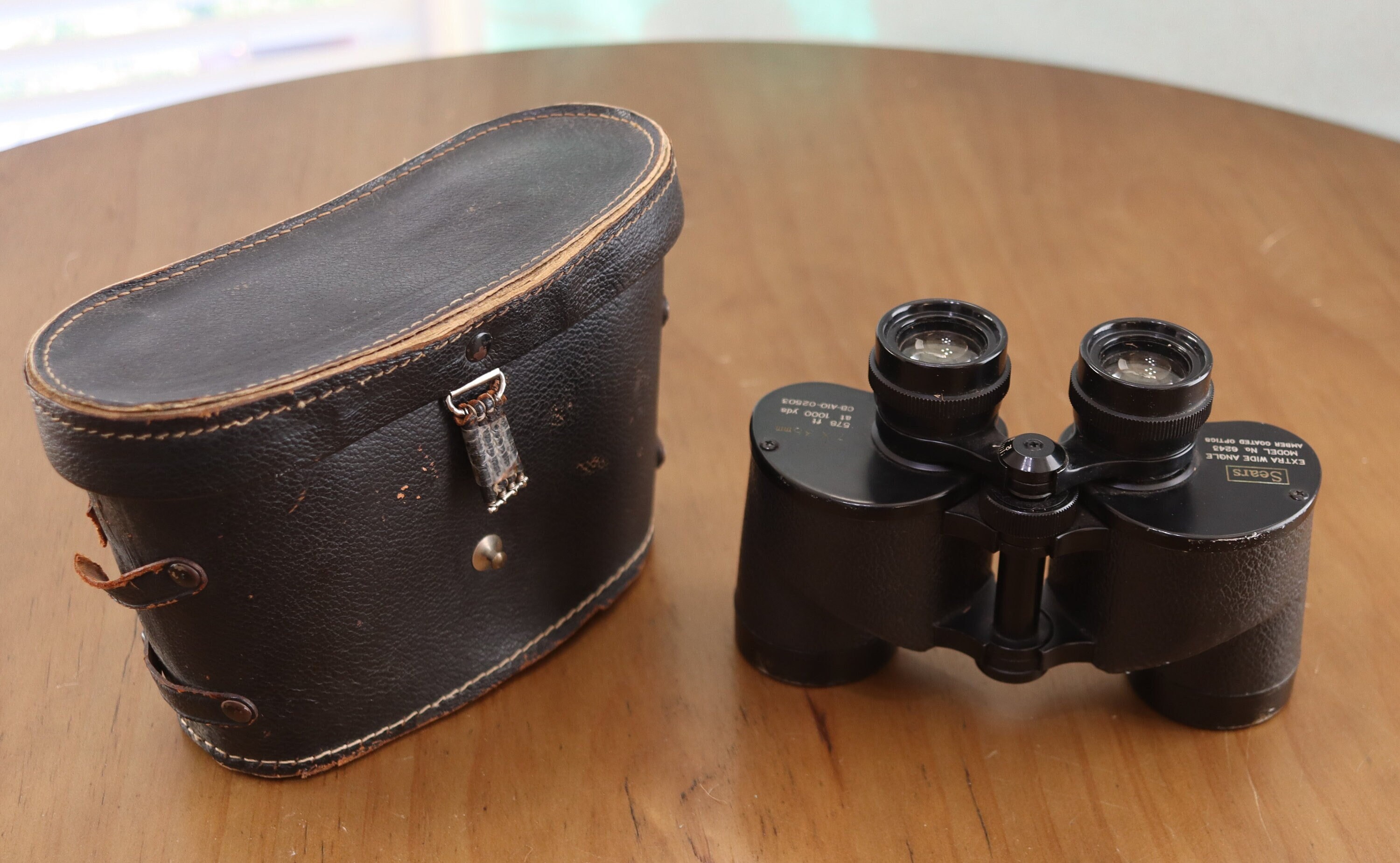 Binoculares extra anchos Sears 7x35MM modelo 6243-Óptica