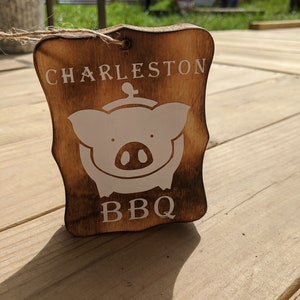 Holz BBQ Ornament