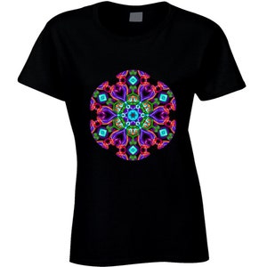Vintage Series #1 Mandala Ladies T Shirt