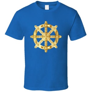Realistic Vintage Dharma Wheel T Shirt