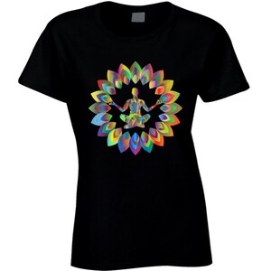 Colorful Yoga Tankop Ladies T Shirt