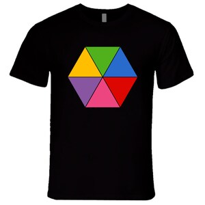 Colorful Hexagon T Shirt