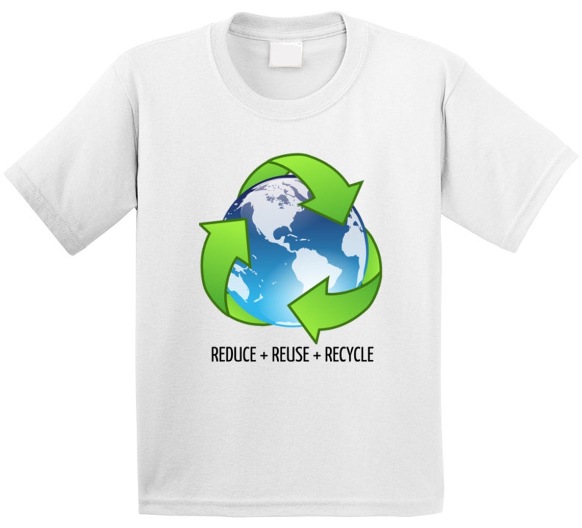 Reduce Reuse Recycle Youth T Shirt - Etsy