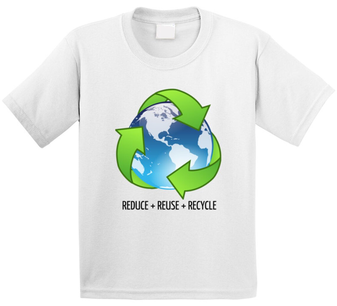 Reduce Reuse Recycle Youth T Shirt Etsy
