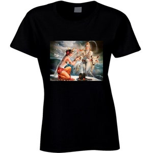 Shiva &amp; Parvati Ladies T Shirt