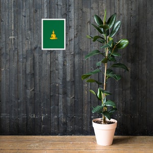 Golden Buddha Framed Poster