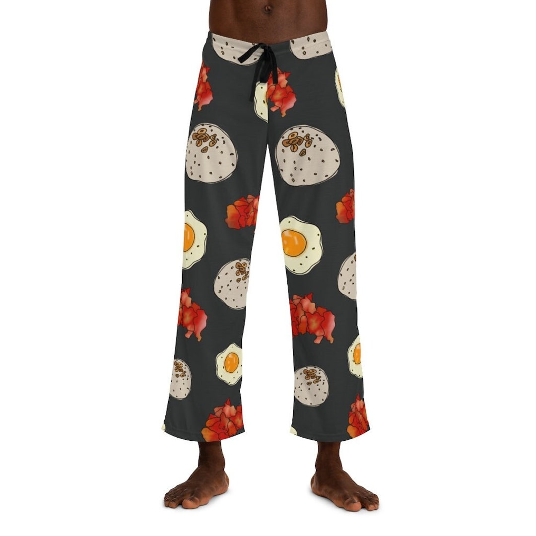 Tosilog Men's Pajama Pants Filipino Gag Gift Tagalog Funny Pinoy Foodie
