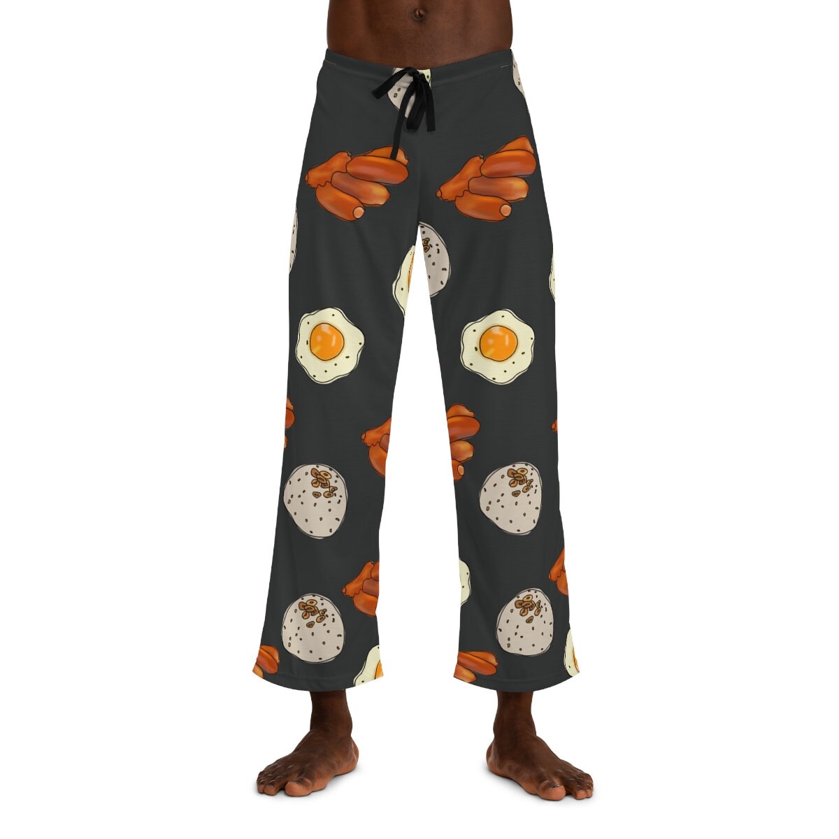 Tosilog Men's Pajama Pants Filipino Gag Gift Tagalog Funny Pinoy Foodie