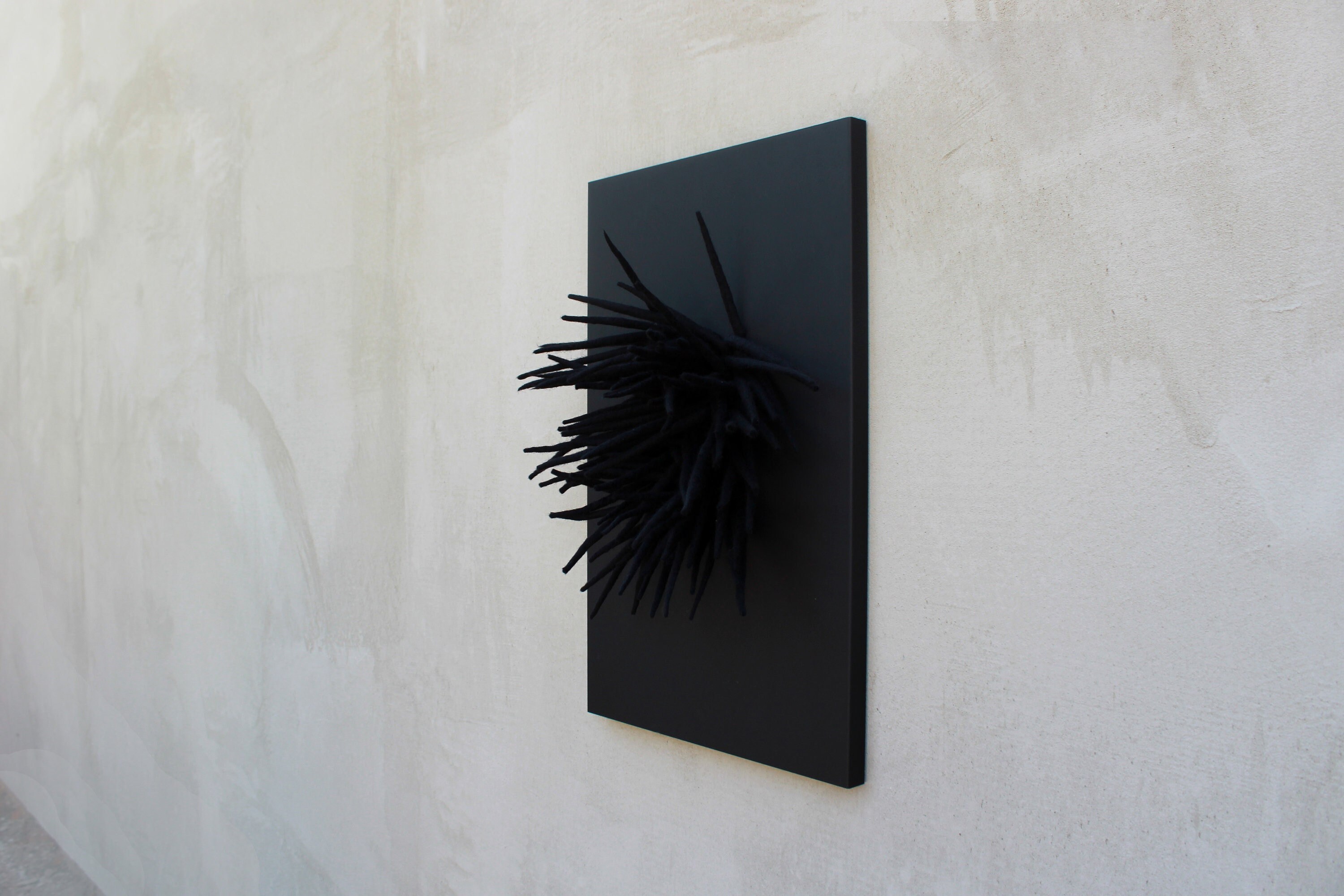 Wall Sculpture Art 3d Wall Art Black Sculpture Wall Hangings Etsy