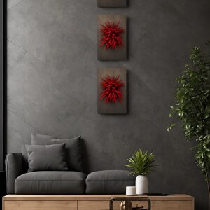Modern Wall Sculpture, Red Wall Sculpture, Fiber Art Sculpture, Textile Wall Art, Felted Wool Art, Contemporary Fiber Art, Luxury Wall Decor, Sculptural Wall Art, Organic Wall Sculpture, Statement Fiber Art, Handmade Wall Sculpture, Modern Textile Art, Industrial Wall Decor, Dimensional Wall Art, Contemporary Home Decor.