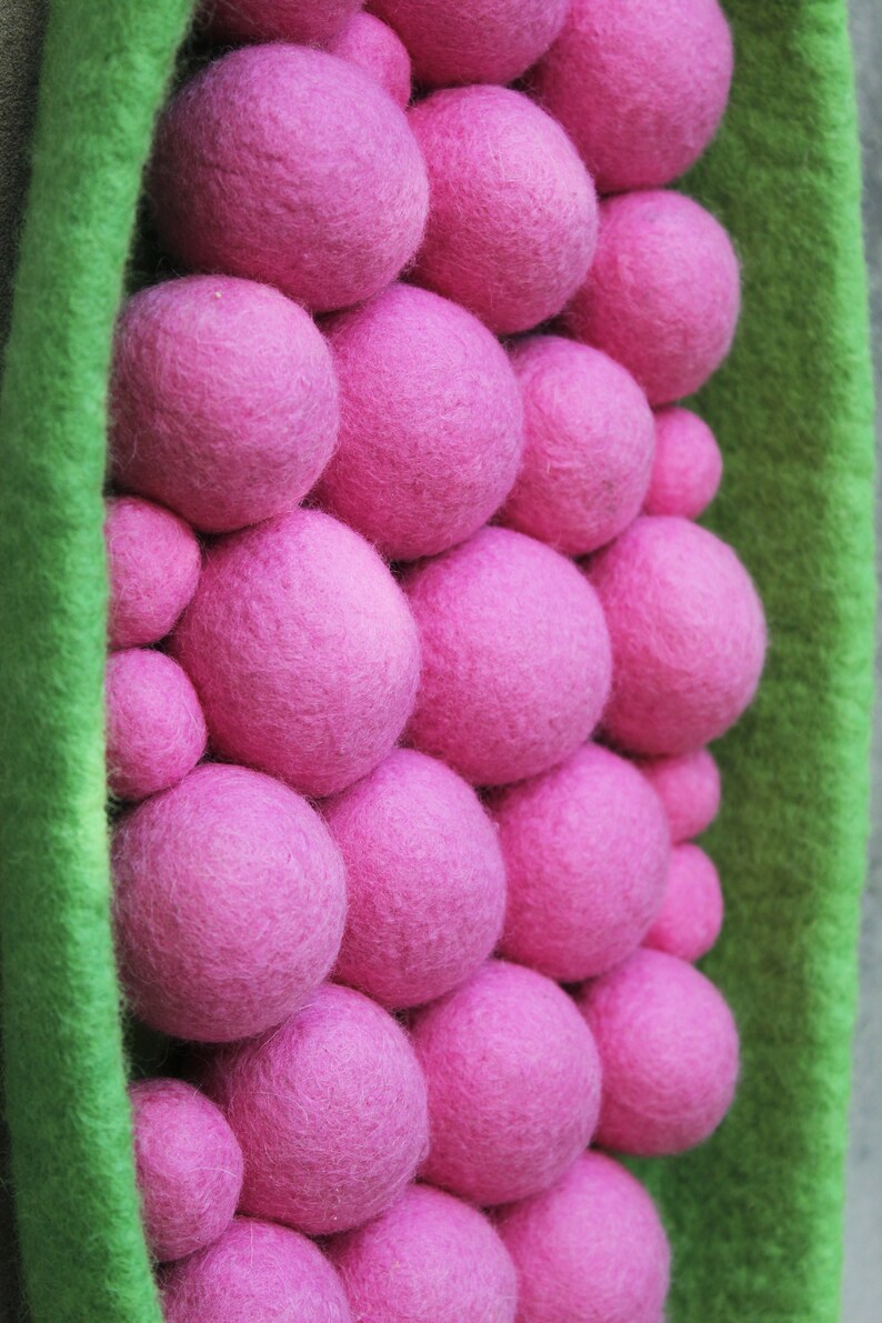 Pink Fiber Art, Pop Art Sculpture, Colorful Fiber Wall Art, Hot Pink 3D