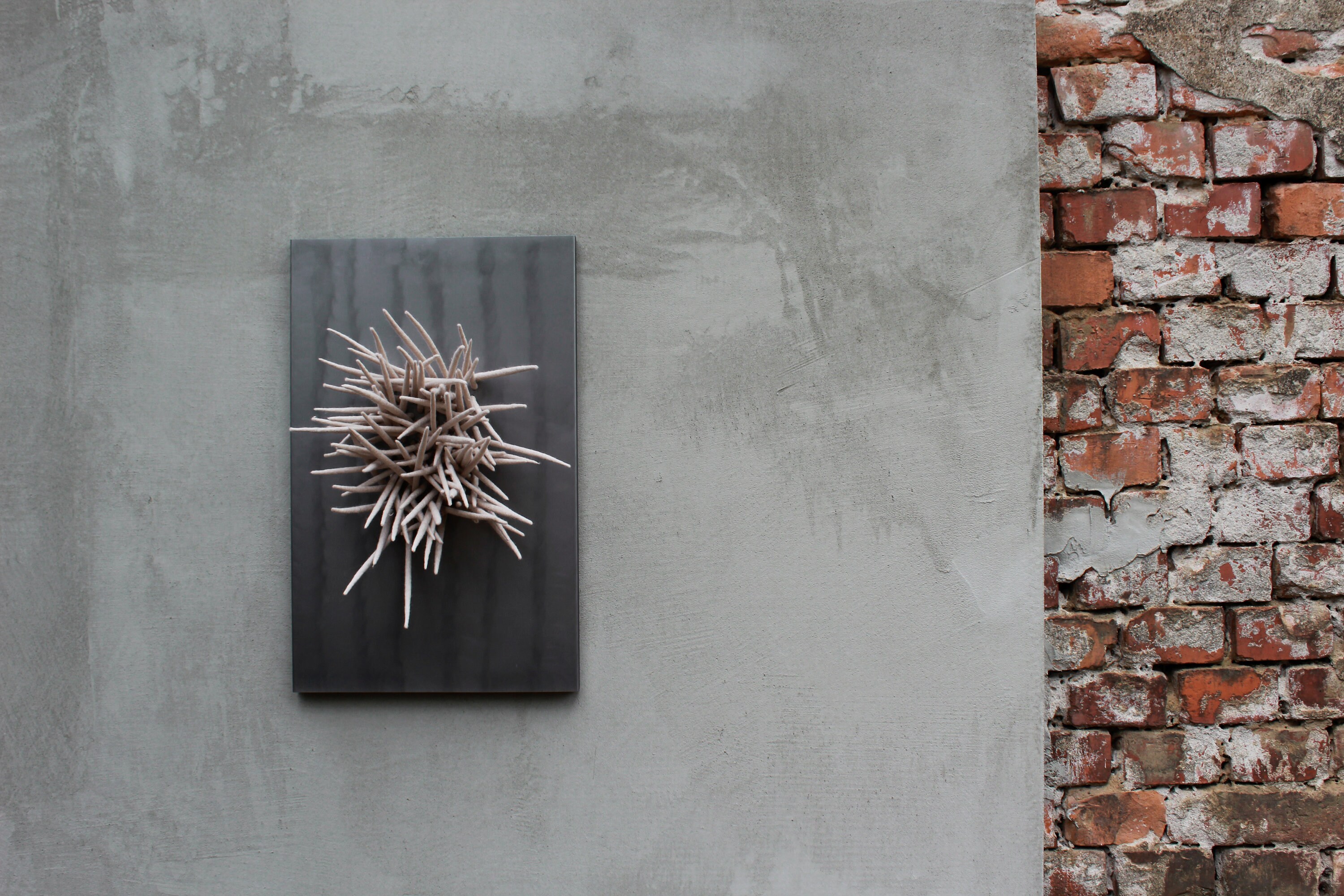 Textile Wall Sculpture Rectangular Wall Art Framed 3d Wall Etsy