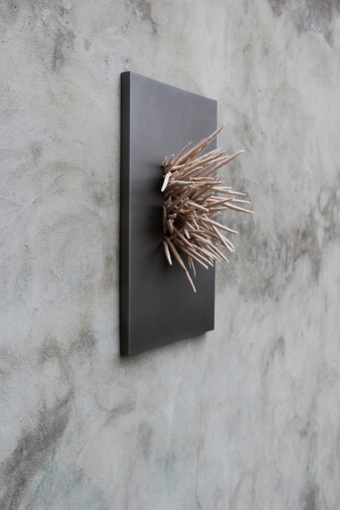 Textile Wall Sculpture Rectangular Wall Art Framed 3d Wall Etsy