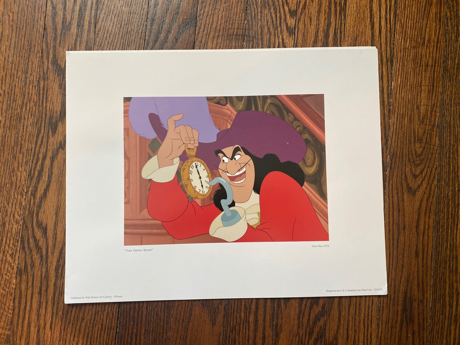 Vintage Walt Disney Art Classics Peter Pan 1953 Print time Etsy