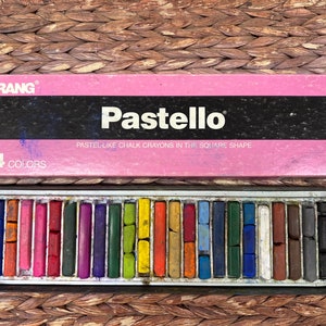 Vintage Art Supplies Soft Pastel