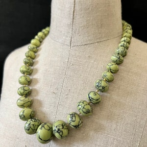 Howlite Bead Necklace