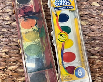 Vintage Watercolor Box / Binney Smith Art Supply Set