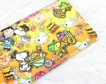 Peanuts snoopy easter fun Fabric 100/% cotton FQ Half yard By the Yard