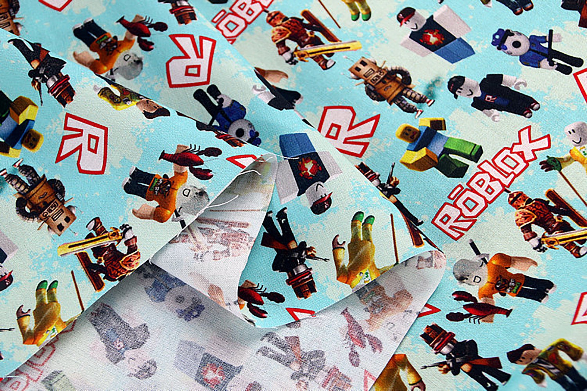 Roblox Fabric 100% Cotton Fabric Cartoon Printed Cotton | Etsy
