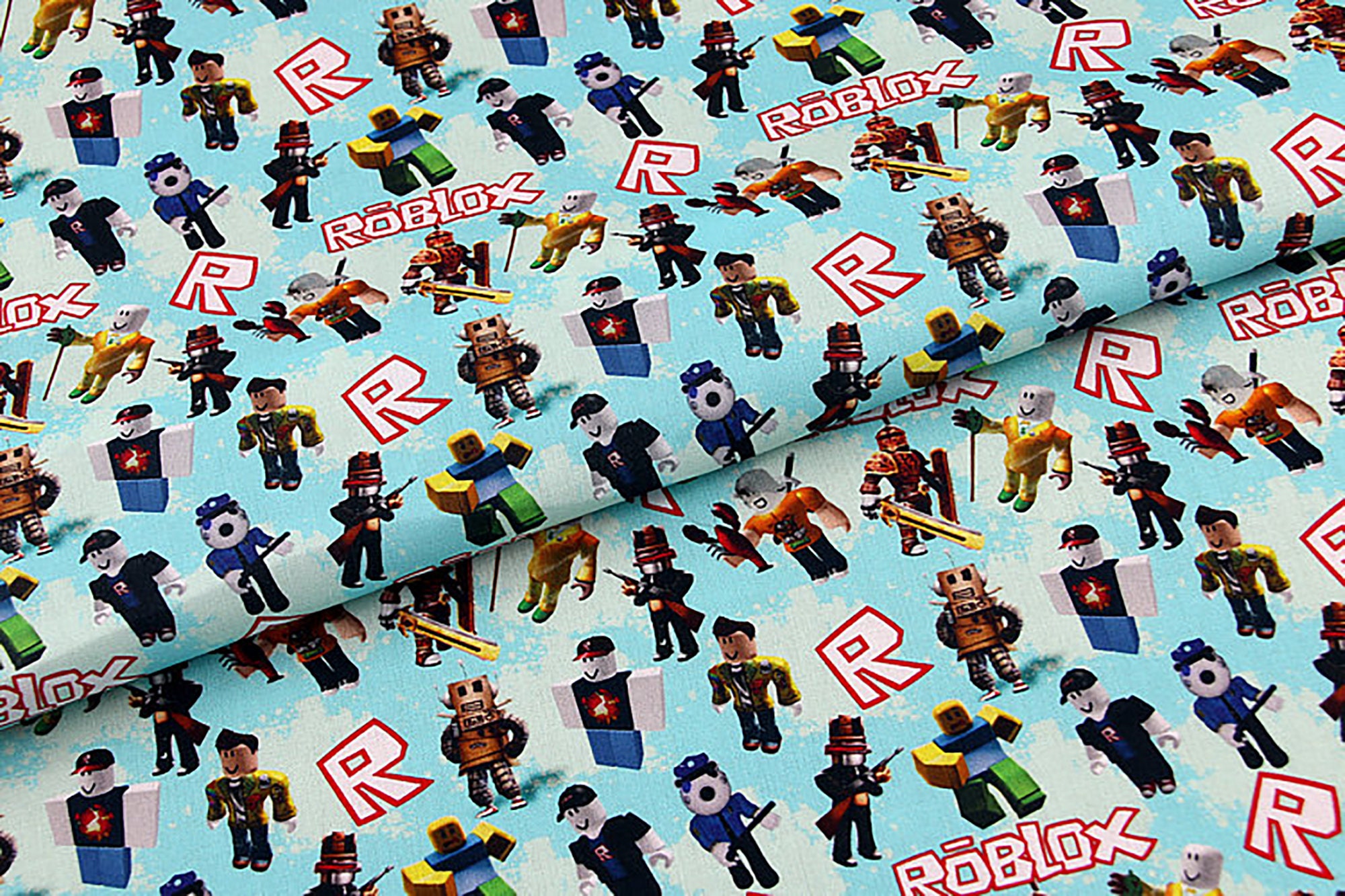 Roblox Fabric 100% Cotton Fabric Cartoon Printed Cotton | Etsy
