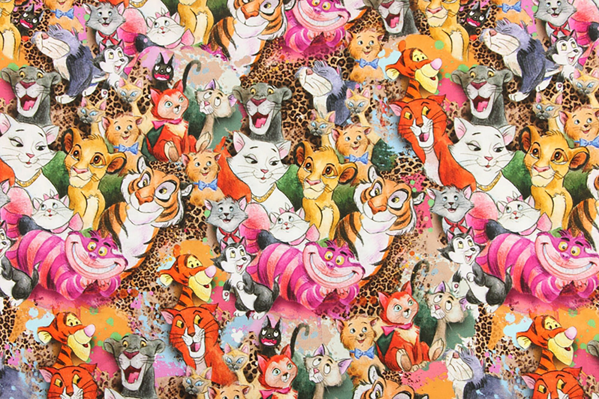 Animals in Disney Fabric 100% Cotton Fabric Cartoon Printed | Etsy