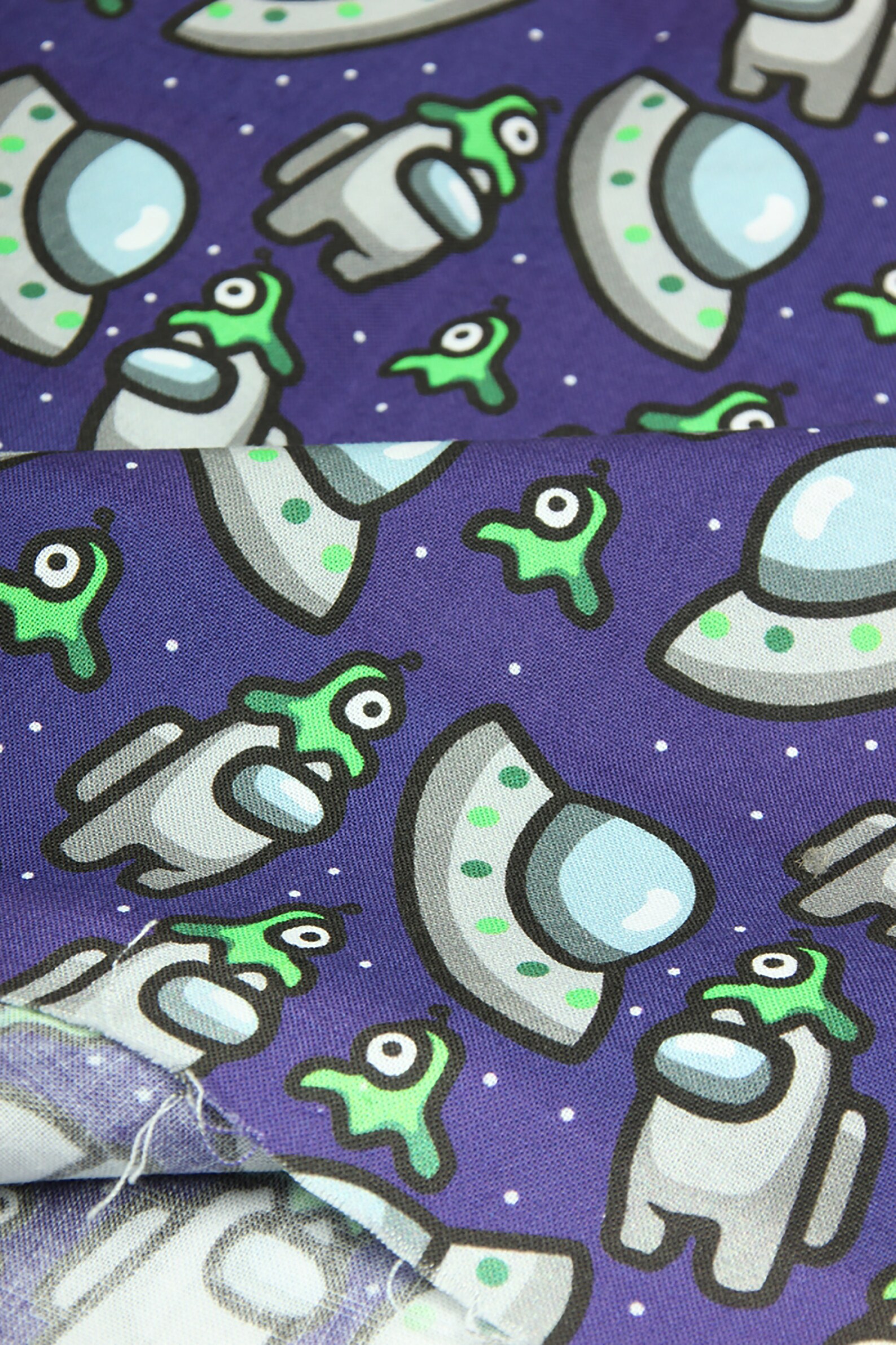 Among Us Fabric Game Fabric 100 Cotton Fabric Cartoon Etsy