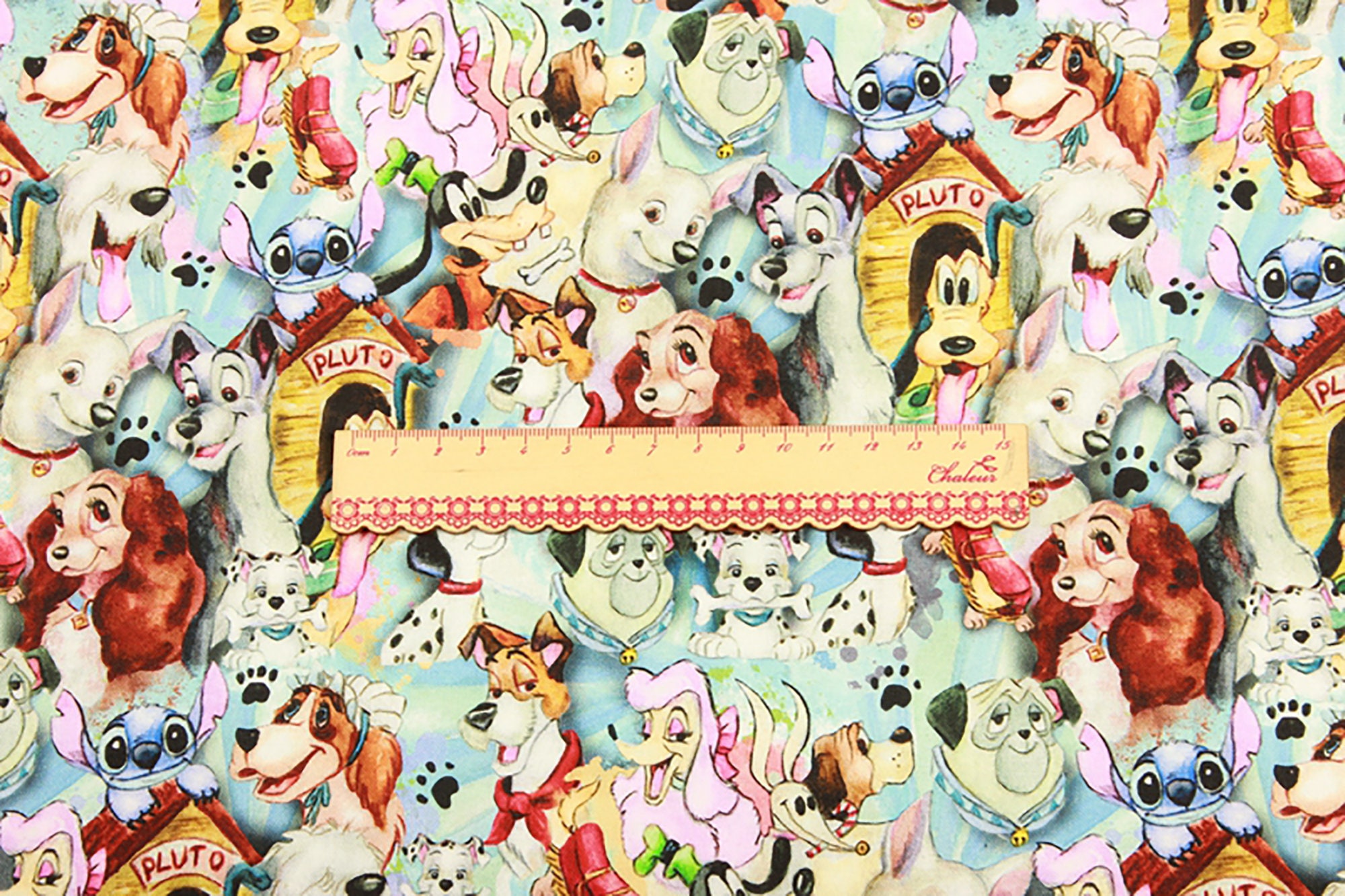 Disney Fabric 100 Cotton Fabric Cartoon Printed Cotton Etsy