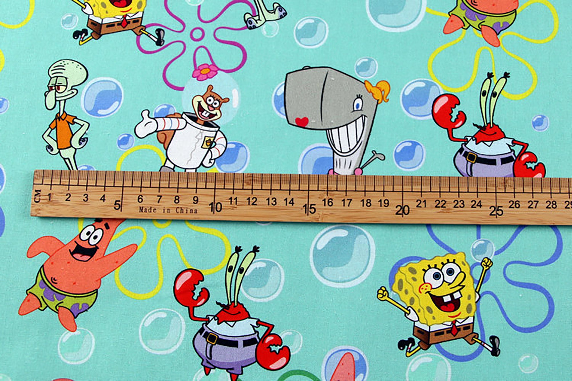 SpongeBob Fabric SpongeBob SquarePants 100% Cotton Fabric | Etsy