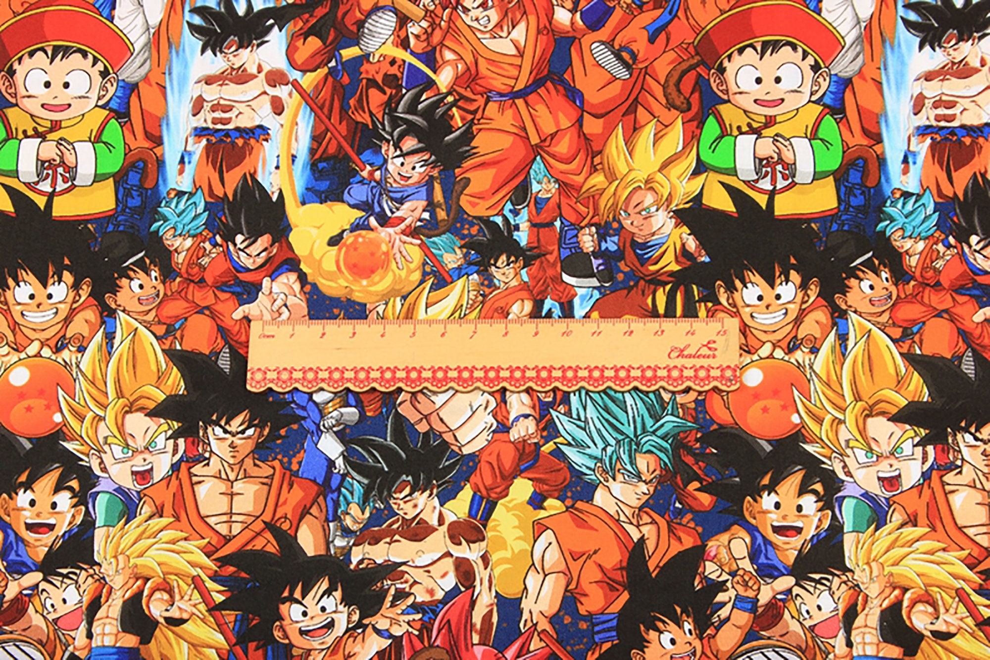Dragon Ball Fabric Goku Fabric 100 Cotton Fabric Cartoon Etsy