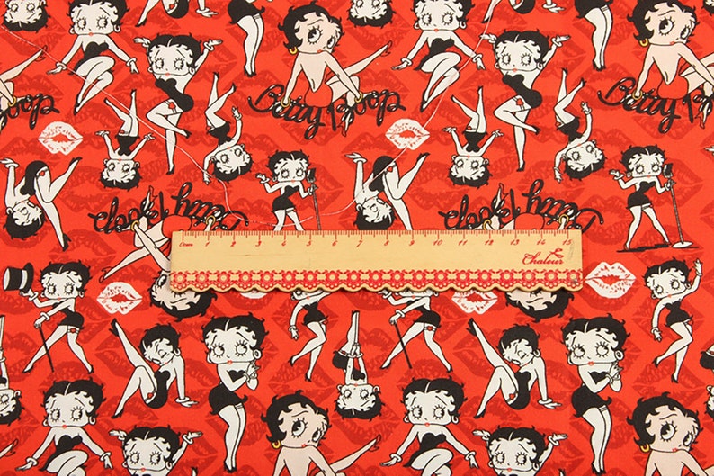 betty boop fabric