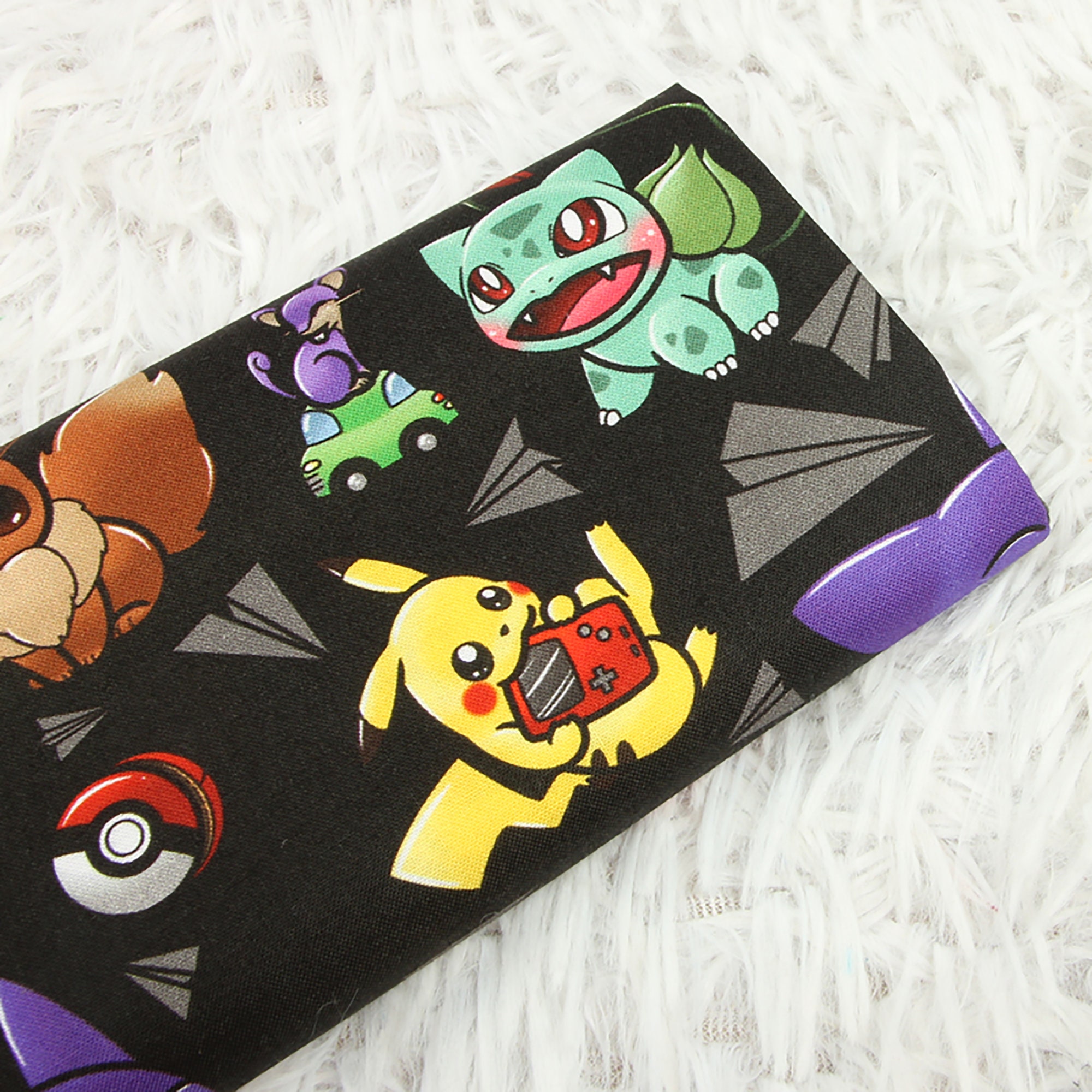 Pokemon Fabric 100 Cotton Fabric Cartoon Printed Cotton Etsy