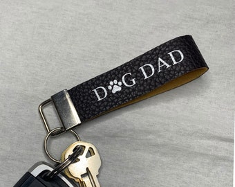 dog dad keychain