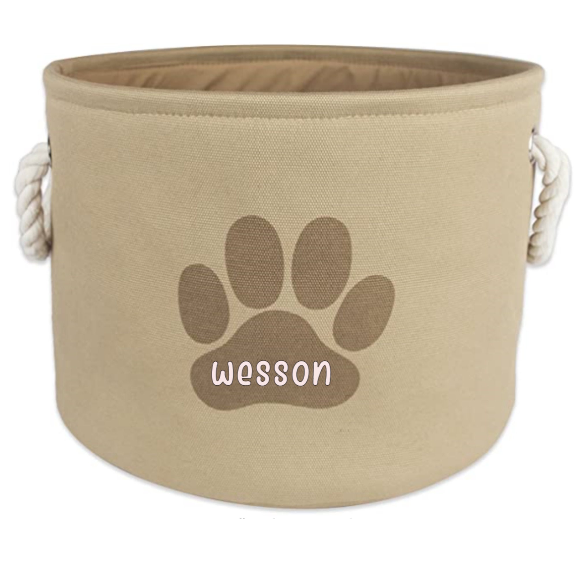 Personalized Dog Toy Bin/Dog/Dog Bin/Toy Bin/Paw Prints/New Etsy