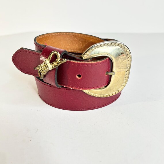 Vintage  Belt With Gold Accent & Buckle Vintage 60 main image 2