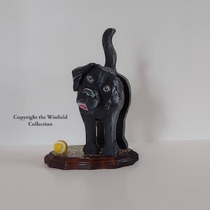 Wooden Black Labrador