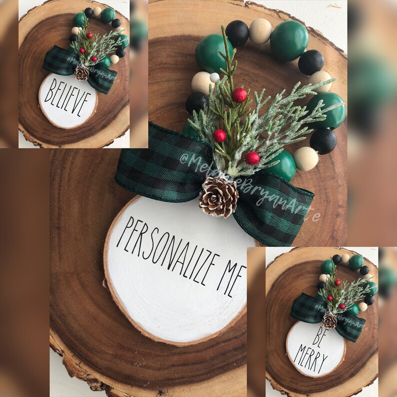 Rustic Holiday Door Knob Hanger Christmas Door Knob Hanger  Etsy