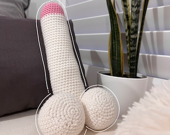 Easy To Follow Novelty Crochet Willy Pattern: 12 Inch *PATTERN ONLY*