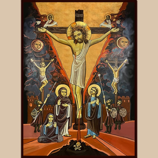 The crucifixion icon