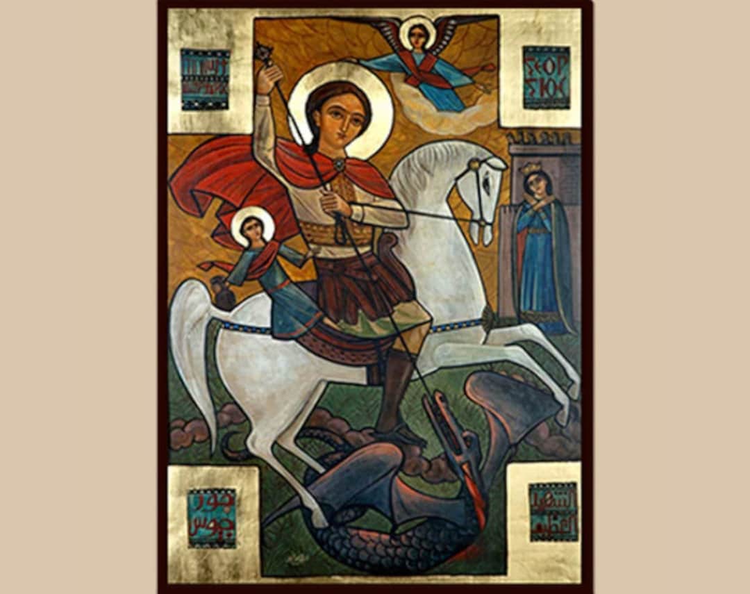 St. George ( Small Size) - Etsy