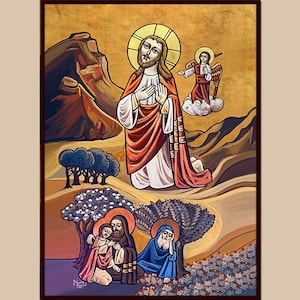 Garden of Gethsemane - Coptic icon